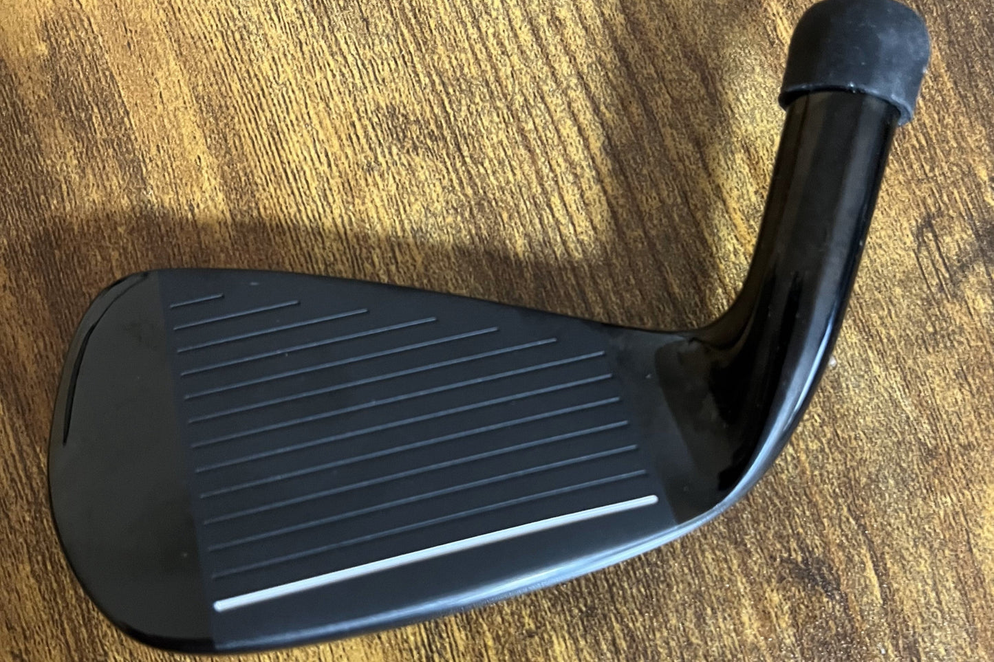 VXP P7 HOLLOW BODY BLACK GOLF CLUB 7 IRON HEAD FACE CLOSE